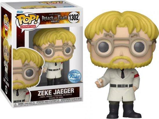 Funko Pop #1302 Funko Pop! Attack on Titan - Zeke Jaeger, Kinderen en Baby's, Speelgoed | Overig, Verzenden