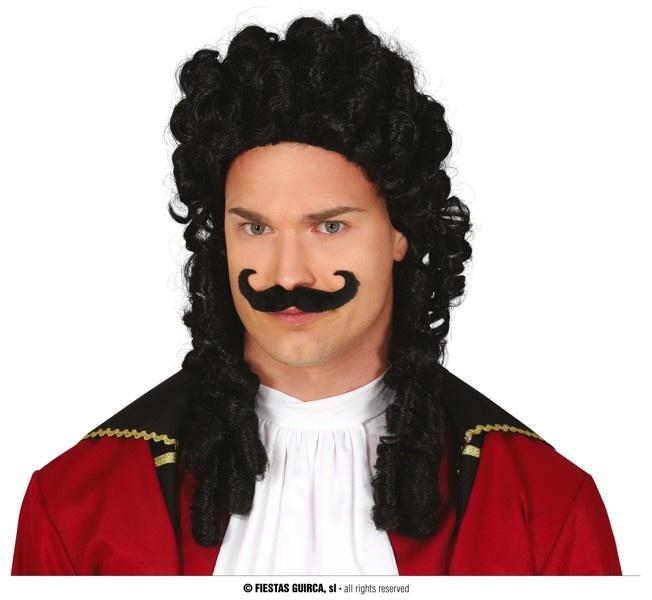 Piraten Kapitein Pruik Met Snor, Kleding | Heren, Carnavalskleding en Feestkleding, Nieuw, Ophalen of Verzenden