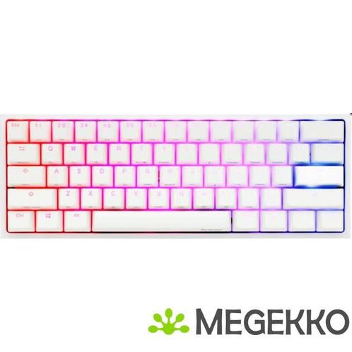 Ducky One 2 Pro Mini White Edition Gaming RGB LED Cherry Red, Computers en Software, Toetsenborden, Nieuw, Verzenden