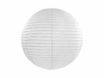 Witte Lampion Rond 25cm, Hobby en Vrije tijd, Feestartikelen, Verzenden, Nieuw