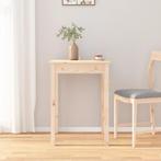 vidaXL Eettafel 55x55x75 cm massief grenenhout, Verzenden, Nieuw