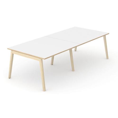 Nova-wood vergadertafel 10 persoons | 280 x 120cm, Zakelijke goederen, Kantoor en Winkelinrichting | Kantoormeubilair en Inrichting