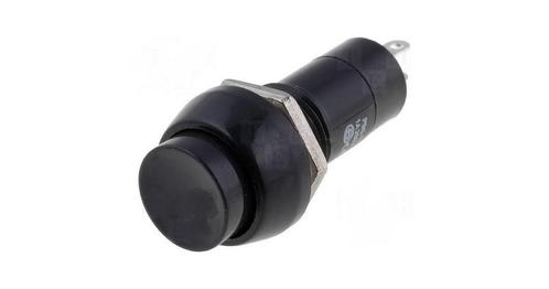 Schakelaar 2 Polig - 1A - 250V - Zwart Rond - on/off, Doe-het-zelf en Verbouw, Overige Doe-het-zelf en Verbouw, Nieuw, Ophalen of Verzenden