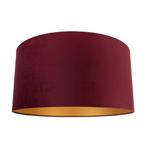 Velours lampenkap rood 50/50/25 met gouden binnenkant, Huis en Inrichting, Lampen | Lampenkappen, Klassiek / Antiek, Nieuw, Overige vormen