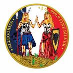 Duitsland. 5 Mark 2023 Allegories Galia Germania France Flag, Postzegels en Munten, Edelmetalen en Baren