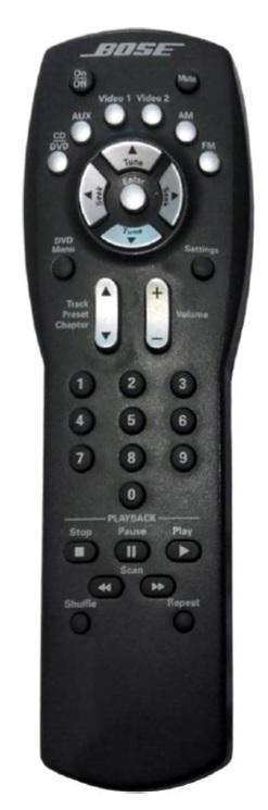 Afstandsbediening Bose 321 advanced serie II DVD, Audio, Tv en Foto, Afstandsbedieningen, Origineel, Nieuw, Ophalen of Verzenden