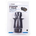 Benson 7-polige aanhangwagenstekker - kunststof - vlak on..., Auto diversen, Aanhangwagen-onderdelen, Ophalen of Verzenden, Nieuw