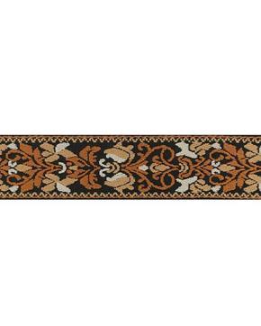 Tassenband Zwart/Oranje (50 mm), Hobby en Vrije tijd, Naaien en Fournituren, Nieuw
