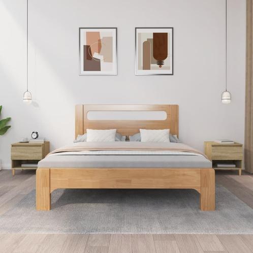 vidaXL Nachtkastjes 2 st 50x46x50 cm bewerkt hout sonoma, Huis en Inrichting, Slaapkamer | Nachtkastjes, Nieuw, 45 tot 65 cm, Hout