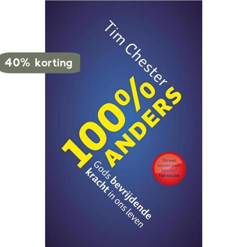 100% Anders 9789058040596 Tim Chester, Boeken, Godsdienst en Theologie, Zo goed als nieuw, Verzenden
