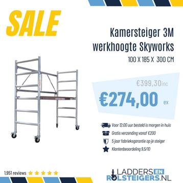 Kamersteiger Skyworks 3M werkhoogte | EUR 275,- beschikbaar voor biedingen