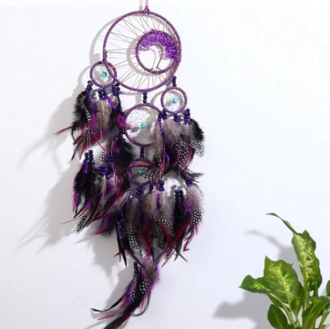 Turquoise levensboom dromenvanger - Prachtige kleuren, Huis en Inrichting, Woonaccessoires | Overige, Verzenden