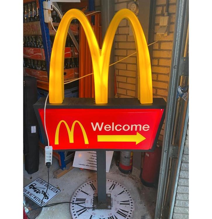 McDonalds Drive -Thru Originele Vintage Lichtbak, Verzamelen, Merken en Reclamevoorwerpen, Ophalen