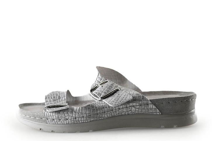 Rohde Slippers in maat 42 Zilver | 10% korting, Kleding | Dames, Schoenen, Overige kleuren, Gedragen, Slippers, Verzenden