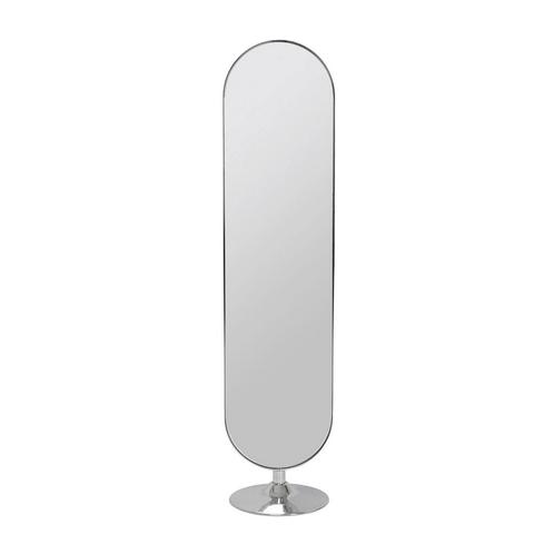 *WOONWINKEL* Kare Design Curvy Staande Spiegel Chroom, Huis en Inrichting, Woonaccessoires | Spiegels, Nieuw, Verzenden