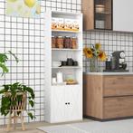 2dekans | Coast Vrijstaande Boekenkast - 6 Planken - 2-Deurs, Huis en Inrichting, Kasten | Boekenkasten, Ophalen of Verzenden