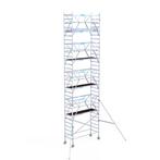 Euroscaffold steiger dubbele voorloopleuning 90x250x10.2 WH, Doe-het-zelf en Verbouw, Steigers, Verzenden, Nieuw, Rolsteiger of Kamersteiger