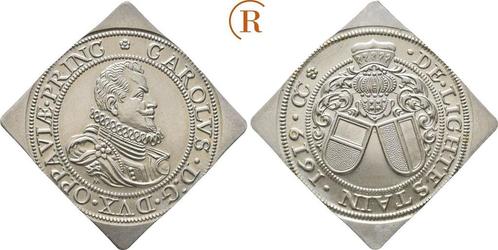 Moderner zilverabschlag vom 3 Dukaten 1619 Lichtenstein:..., Postzegels en Munten, Munten | Europa | Niet-Euromunten, Verzenden