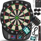 Elektrisch Dartbord - Met 12 darts - Dartboard - RE:SPORT •, Verzenden, Zo goed als nieuw
