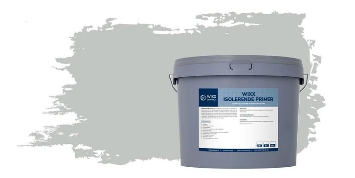 Wixx Isolerende Primer RAL 7035 | Lichtgrijs 2.5L, Doe-het-zelf en Verbouw, Verf, Beits en Lak, Verf, Grijs, Nieuw, Minder dan 5 liter
