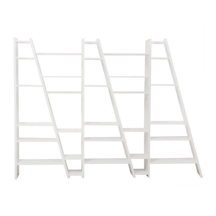 *WOONWINKEL* TemaHome Delta Schuine Wandkast 263 Cm Mat Wit, Huis en Inrichting, Kasten | Boekenkasten, Nieuw, Verzenden