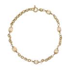 Armband - 18 karaat Geel goud - Parel, Nieuw