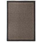 vidaXL Buitenkleed platgeweven 140x200 cm donkerbruin, Verzenden, Nieuw, Bruin