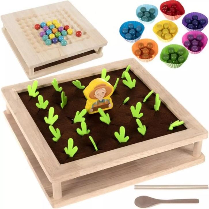 Kruzzel Boerderij Puzzel 2-in-1: Spelend Leren voor Kinde..., Kinderen en Baby's, Speelgoed | Overig, Nieuw, Ophalen of Verzenden