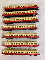 Jouef H0 - Modeltrein personenwagen (7) - XB-8147 - XB-3827, Hobby en Vrije tijd, Nieuw