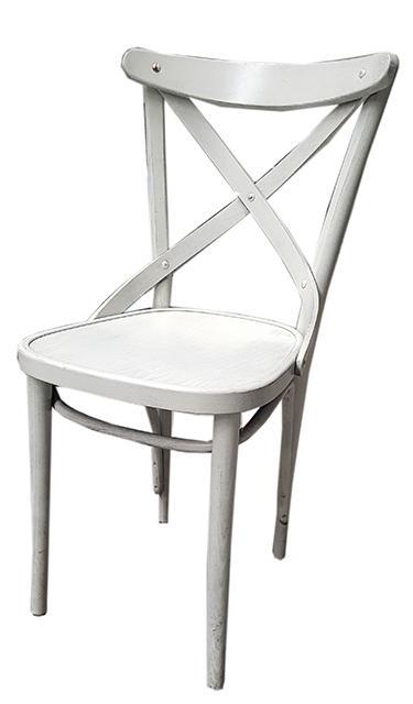 Occasion - caféstoel wit 10x op voorraad., Zakelijke goederen, Horeca | Overige, Ophalen of Verzenden