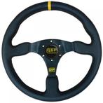 QSP Sportstuur Leder Flat (Vlak) Zwart B5612, Auto diversen, Autosport-onderdelen, Nieuw