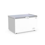 Sibero 450L Vrieskist Wit/RVS -18°C/-24°C 1270x765x840mm RVS, Ophalen of Verzenden, Nieuw in verpakking, Koelen en Vriezen