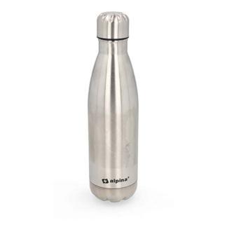Thermosfles | Alpina | 500 ml (Dubbelwandig, RVS), Caravans en Kamperen, Kampeeraccessoires, Nieuw, Verzenden
