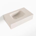 MONDIAZ LEX Linen vrijhangende solid surface wastafel 50cm., Ophalen of Verzenden, Nieuw, Overige typen