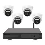 Dome cameraset voor binnen gebruik draadloos 5MP met mensen, Verzenden, Nieuw