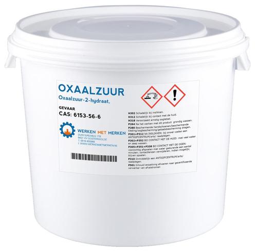 Wmm Chemie Oxaalzuur 4 kg, emmer, Doe-het-zelf en Verbouw, Overige Doe-het-zelf en Verbouw, Nieuw, Verzenden