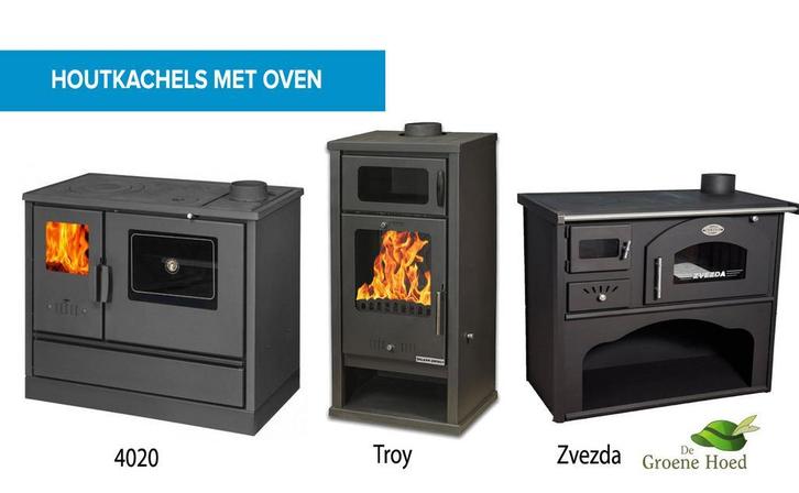 Houtkachel met oven vanaf €800,-, Huis en Inrichting, Haarden, Houthaard, Nieuw, Ophalen of Verzenden