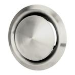 DEC RVS toevoer/afvoer ventilatie ventiel met klemveren Ø, Doe-het-zelf en Verbouw, Ventilatie en Afzuiging, Ophalen of Verzenden