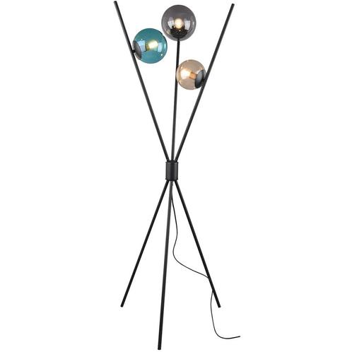 LED Vloerlamp - Trion Lancia - E14 Fitting - 3-lichts - Rond, Huis en Inrichting, Lampen | Vloerlampen, Nieuw, Metaal, Ophalen of Verzenden