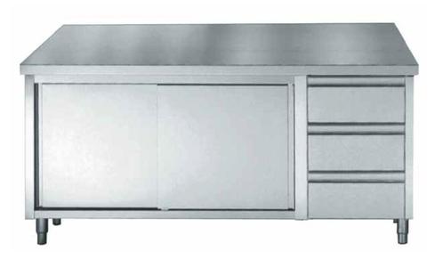 Werkkast Schuifdeur+Lades | 180x70x(H)85cm Combisteel, Zakelijke goederen, Horeca | Meubilair en Inrichting, Verzenden