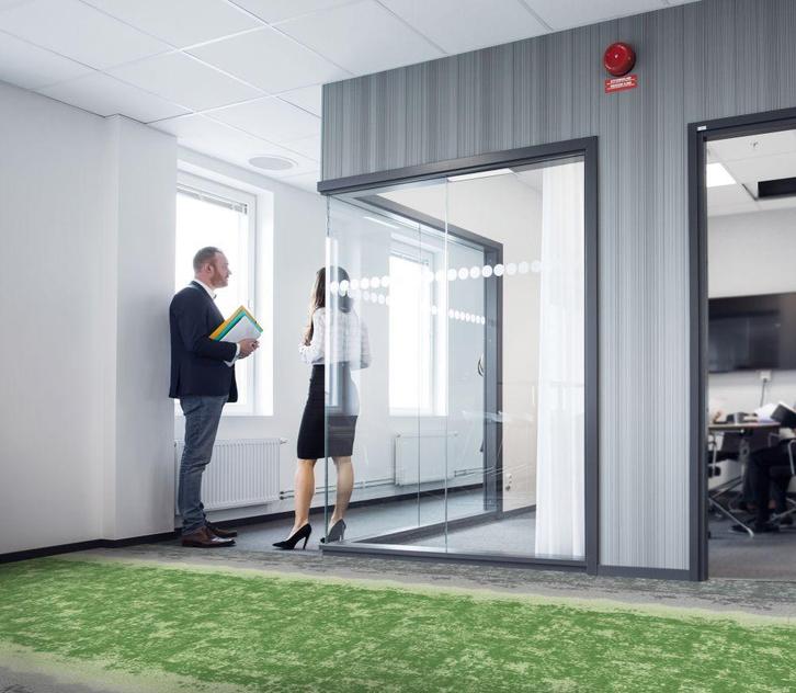 SALE!! - Tapijttegel Elementa  Geelgrijs, Huis en Inrichting, Stoffering | Vloerbedekking, Nieuw, Ophalen of Verzenden