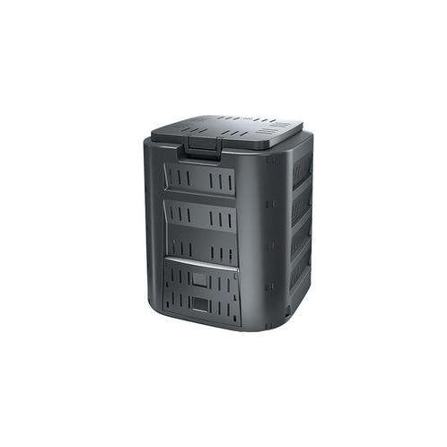 Practo Garden tuincomposter 320L - zwart, Tuin en Terras, Aarde en Mest, Verzenden
