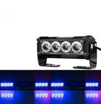 Bumper flitser oplaadbaar - 4 LED - Blauw - 12V - Met, Ophalen of Verzenden