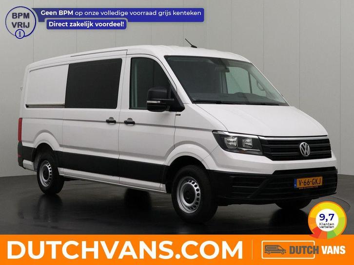 Volkswagen Crafter Bestelbus 2.0TDI | wit, Auto's, Bestelauto's, Lease, Handgeschakeld, BTW verrekenbaar, Diesel, Wit, Euro 6