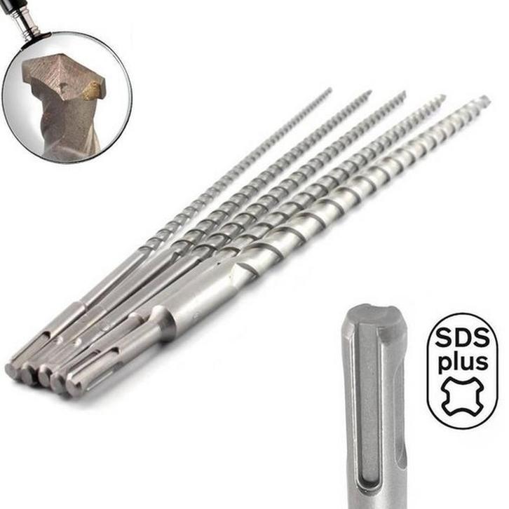Hofftech SDS+ Borenset - Beton, Steen en Natuursteen - 60..., Doe-het-zelf en Verbouw, Gereedschap | Boormachines, Nieuw, Ophalen of Verzenden