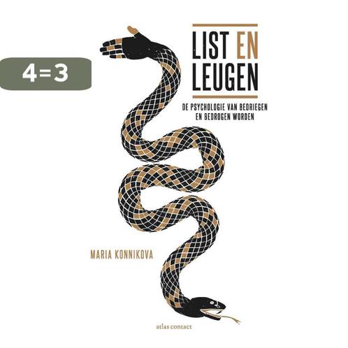 List en leugen 9789045032450 Maria Konnikova, Boeken, Psychologie, Gelezen, Verzenden