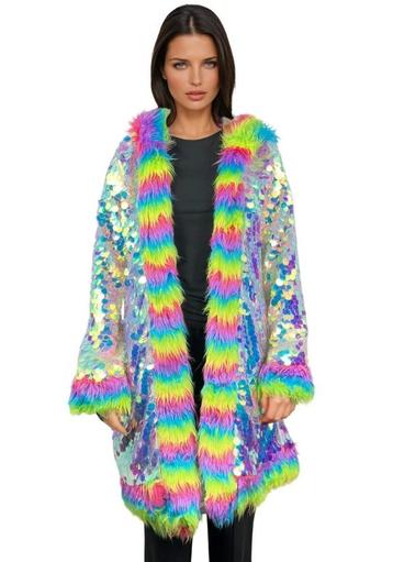 Carnavalsjas Bontjas Pailletten Unisex - Festivales® NIEUW beschikbaar voor biedingen
