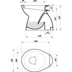 Vrijstaande Toiletpot Van Marcke ISIFIX Verborgen, Doe-het-zelf en Verbouw, Sanitair, Ophalen of Verzenden, Nieuw