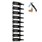 Wijnrek | 9 flessen | Wandmontage  | Rek voor muur | Staal, Verzenden, Nieuw