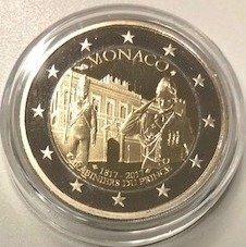 Monaco. 2 Euro 2017 Carabiniers Proof (Zonder, Postzegels en Munten, Munten | Europa | Euromunten